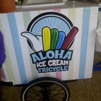 Photo taken at Aloha Pops Ice Cream Tricycle by Ed O. on 2/8/2012