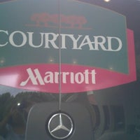 Photo taken at Courtyard by Marriott Charlotte Airport/Billy Graham Parkway by Bertha T. on 7/10/2012