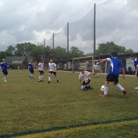 Photo taken at Albion Hurricanes FC by Diedre C. on 4/15/2012