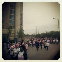 Photo taken at Susan G. Komen Race for the Cure by Amy L. on 4/22/2012