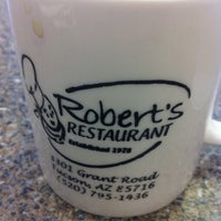 Photo taken at Robert&amp;#39;s Restaurant by Jeremy S. on 4/4/2012