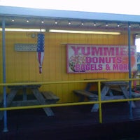 Photo taken at Yummies Donuts &amp;amp; BBQ by Nick H. on 3/27/2012