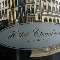 Photo taken at Chambord Hotel Brussels by Party Dj Fille A. on 5/13/2012