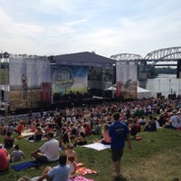 Photo taken at Chevrolet Riverfront Stage by Matthew C. on 6/9/2012