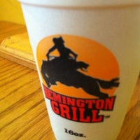 Photo taken at Remington Grill Burgers &amp; BBQ- Raleigh by Chris P. on 3/13/2012