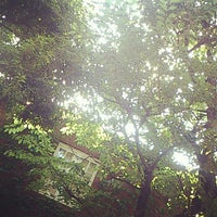 Photo taken at 立教大学 7号館テラス by YUMI_000 on 7/19/2012