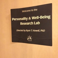 Photo taken at Personality and Well-being Lab by Vicky J. on 3/8/2012