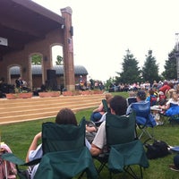Photo taken at Village Green Amphitheater by Erikamarie B. on 5/31/2012