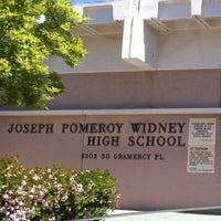 Photo taken at Widney High School by Nadeem B. on 4/1/2012