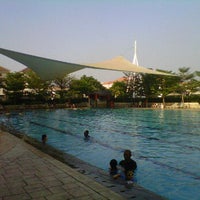 Photo taken at PIK FIT Club House swimming pool by Agus H. on 7/8/2012