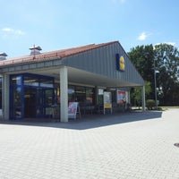 Photo taken at Lidl by Angelika on 8/7/2012