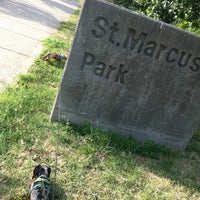 Photo taken at St. Marcus Commemorative Park by Katie H. on 7/4/2012