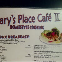 Photo taken at Mary&amp;#39;s Place Cafe II by Roman C. on 8/4/2012