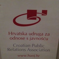 Photo taken at Hrvatska udruga za odnose s javnošću (HUOJ) by sjajna on 7/12/2012