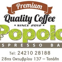 Photo taken at Popolo Espresso Bar by POPOLO ESPRESSO BAR P. on 5/9/2012