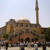 Photo taken at İlahiyyət Məscidi by Ramin I. on 7/6/2012
