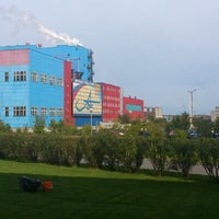 Photo taken at Архангельский ЦБК by Alex L. on 8/23/2012