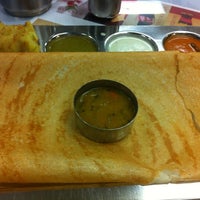 Photo taken at Madura Indian Vegetarian Cuisine by Alena M. on 5/9/2012