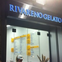 Photo taken at Rivareno Gelateria by Laura P. on 8/25/2012