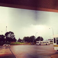 Photo taken at Rosemont L Station And Pace Bus Plaza by D S. on 8/16/2012