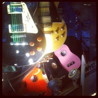 Photo taken at Dan&amp;#39;s Chelsea Guitars by Thomas D. on 5/16/2012
