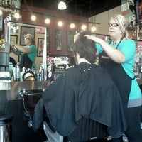 Photo taken at Floyd&amp;#39;s 99 Barbershop by Cory M. on 6/16/2012