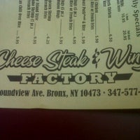 Photo taken at Cheese Steak &amp;amp; Wing factory by Rose I. on 8/24/2012