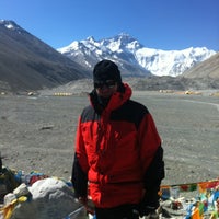 Photo taken at Mt. Everest North Basecamp by Dmitry M. on 4/29/2012