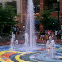 Photo taken at Downtown Silver Spring Fountain by ALe on 7/20/2012