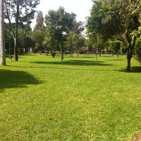 Photo taken at Parque Floresta Coyoacán by Adriana V. on 9/8/2012