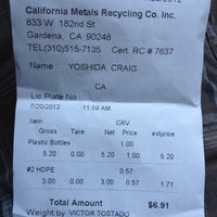 Photo taken at California Metals Recycling by Craig Y. on 7/20/2012