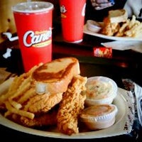 Photo taken at Raising Cane&amp;#39;s Chicken Fingers by Jay M. on 2/6/2012