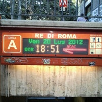 Photo taken at Metro Re di Roma (MA) by Popoy D. on 7/20/2012