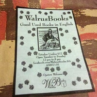 Photo taken at Walrus Books by RomiL on 4/1/2012