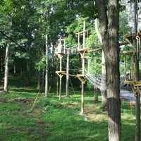Photo taken at Ohiopyle Zip-line Adventure Course by Ben F. on 7/29/2012
