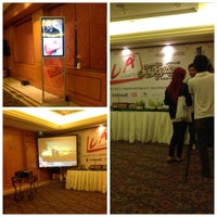 Photo taken at The Sultan Hotel, ASEAN Room 2nd floor by KLIKTODAY I. on 8/1/2012