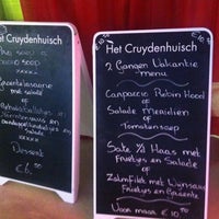 Foto diambil di Het Cruydenhuisch | Wijkrestaurant oleh ElluhZelluf pada 7/11/2012