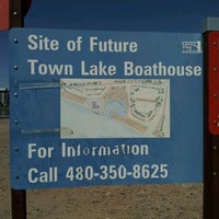 Photo taken at Tempe Town Lake Loop 202 Boathouse by Shamzzy Q. on 5/29/2012