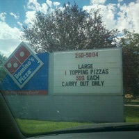 Photo taken at Domino&amp;#39;s Pizza by Ruby F. on 8/29/2012