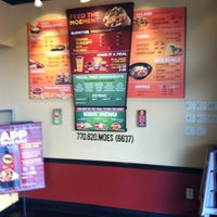 Photo taken at Moe&amp;#39;s Southwest Grill by Nikita F. on 5/28/2012