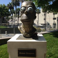 Photo taken at Homer Simpson Bust by Missy S. on 7/26/2012