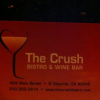 Photo taken at Crush Bistro and Wine Bar by R T. on 3/3/2012