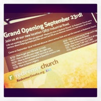 รูปภาพถ่ายที่ Redeemer Church Omaha โดย Todd S. เมื่อ 9/2/2012
