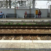 Photo taken at Stazione Nuovo Salario by Roberto P. on 9/11/2012
