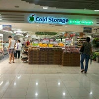 Photo taken at Cold Storage by Rebecca T. on 4/21/2012