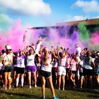 Photo taken at The Color Run by Haleigh C. on 7/28/2012