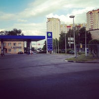 Photo taken at АЗС &amp;quot;СибНефть&amp;quot; by Ilya A. on 7/5/2012
