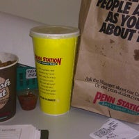 Photo taken at Penn Station East Coast Subs by Shakarra W. on 3/9/2012