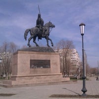 Photo taken at Памятник «Оренбургскому Казачеству» by Archie A. on 4/12/2012
