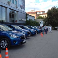 Photo taken at Дилерский центр Mazda by Елена Ф. on 7/28/2012